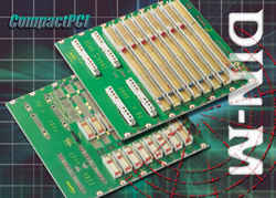 Dual Din M CompactPCI backplanes